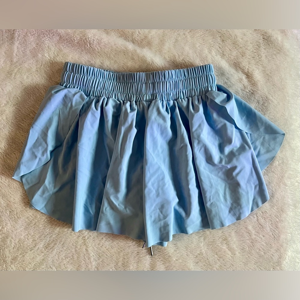 NWOT Butterfly Athletic Shorts - Light Blue - Picture 2 of 4